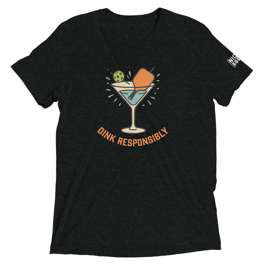 Dink Responsibly T-Shirt- funny tshirt by Niche Goods