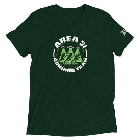 Area 51 Running Team T-Shirt- funny tshirt by Niche Goods