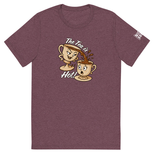 The Tea is Hot T-Shirt- funny tshirt by Niche Goods