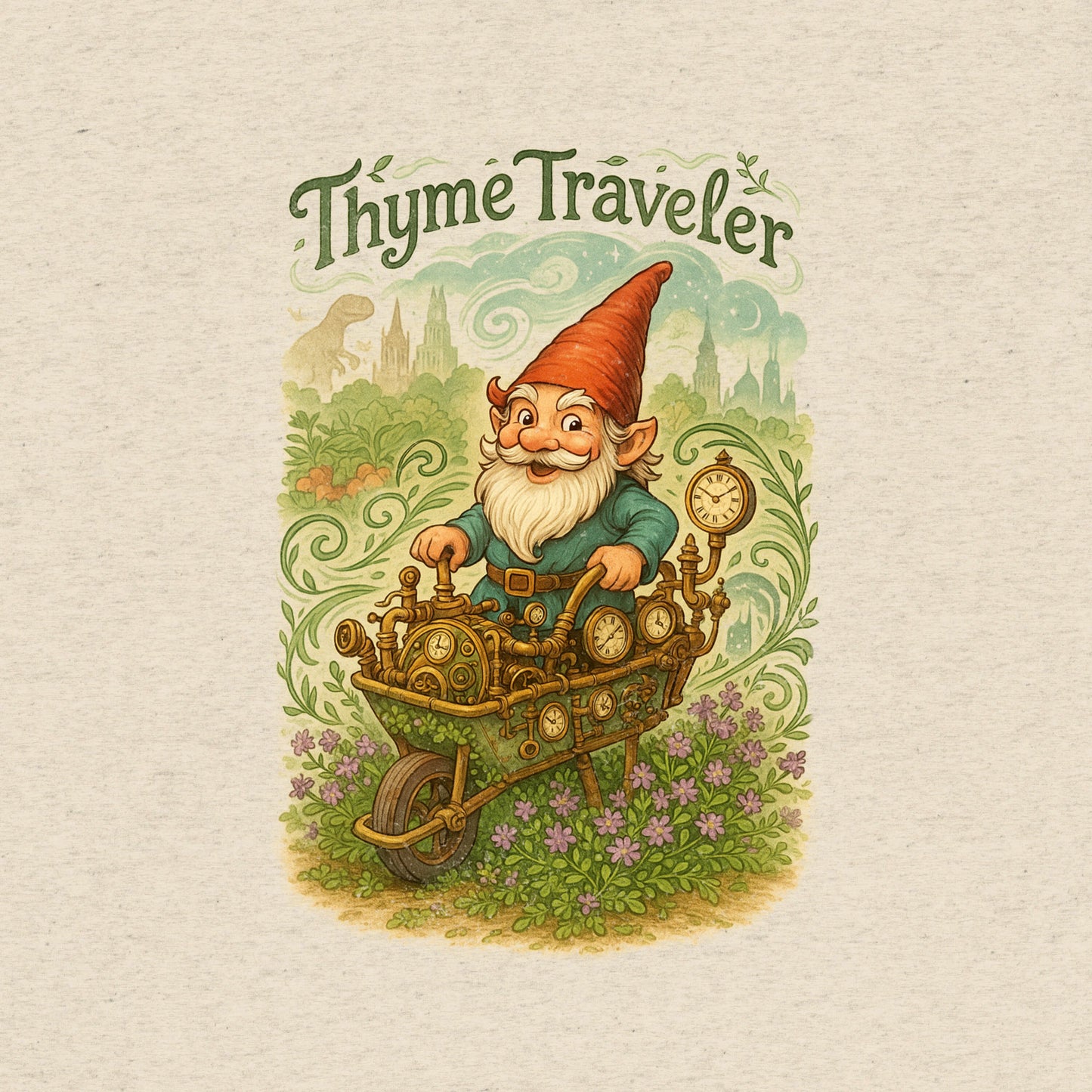 Thyme Traveler T-Shirt- funny tshirt by Niche Goods