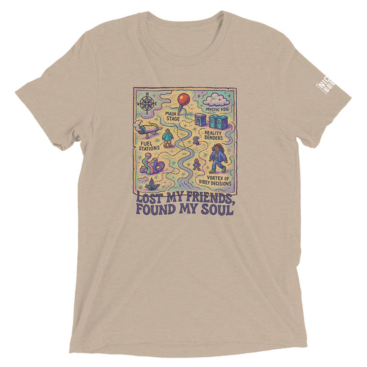 Lost My Friends, Found My Soul- funny tshirt by Niche Goods