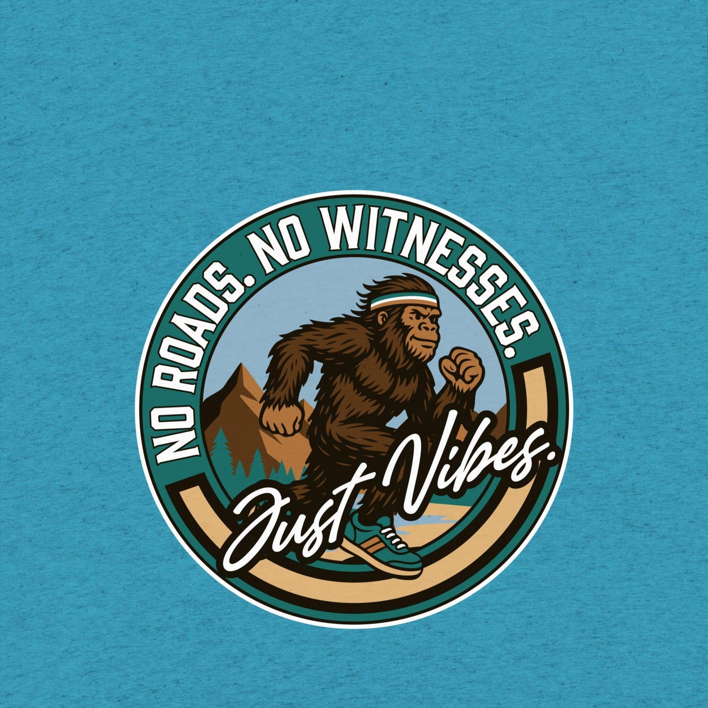 Bigfoot Running Club T-Shirt- funny tshirt by Niche Goods