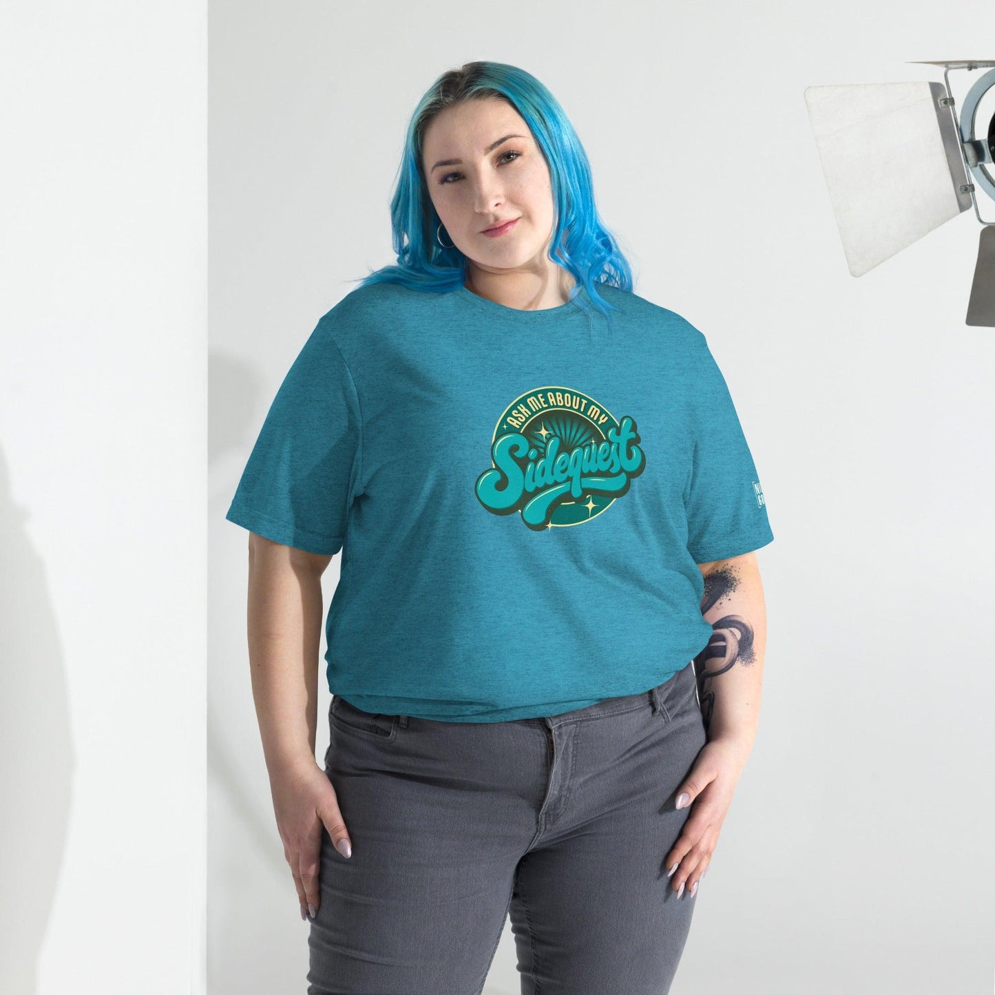 Ask Me About My Sidequest T-Shirt- funny tshirt by Niche Goods
