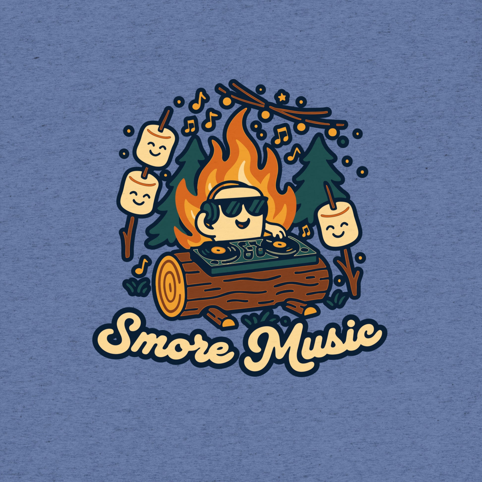 Smore Music T-Shirt- funny tshirt by Niche Goods