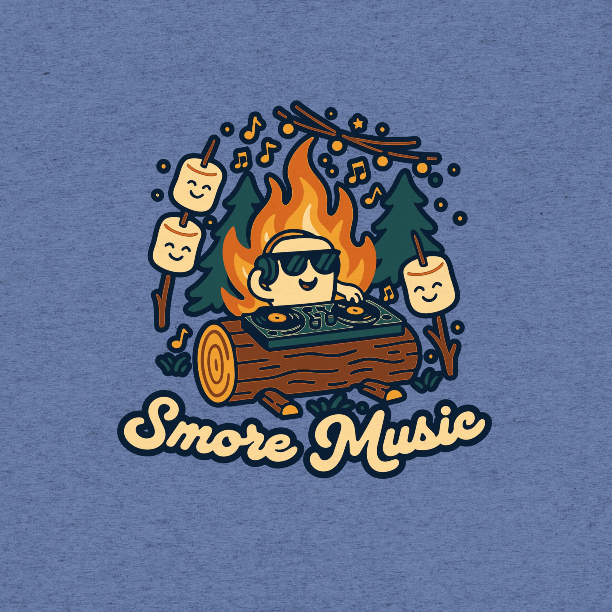 Smore Music T-Shirt- funny tshirt by Niche Goods
