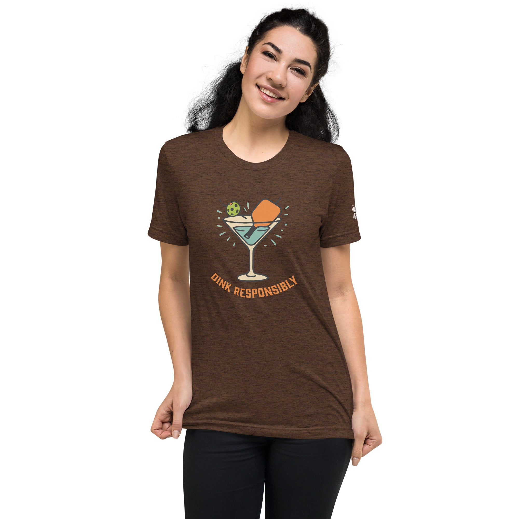 Dink Responsibly T-Shirt- funny tshirt by Niche Goods