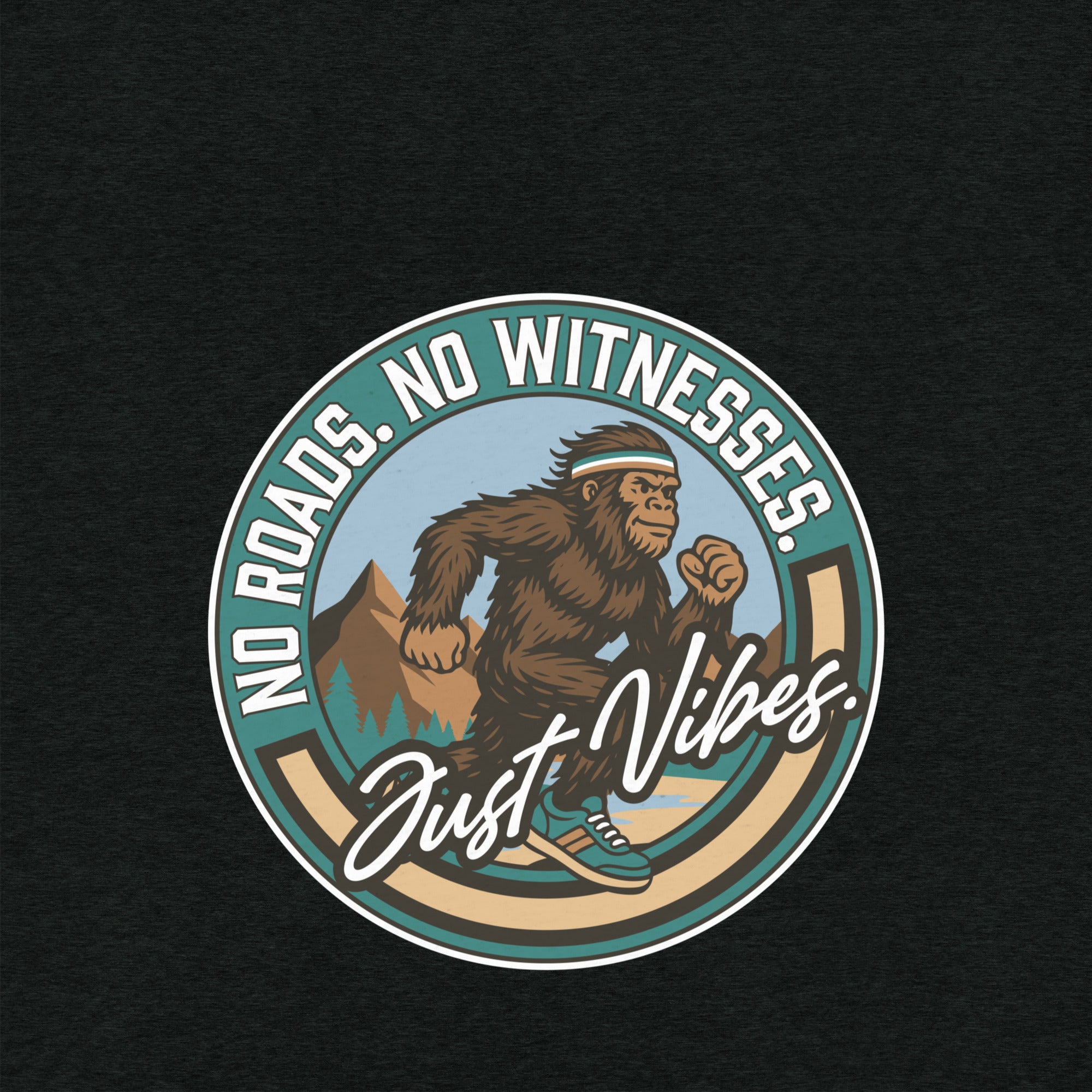 Bigfoot Running Club T-Shirt- funny tshirt by Niche Goods