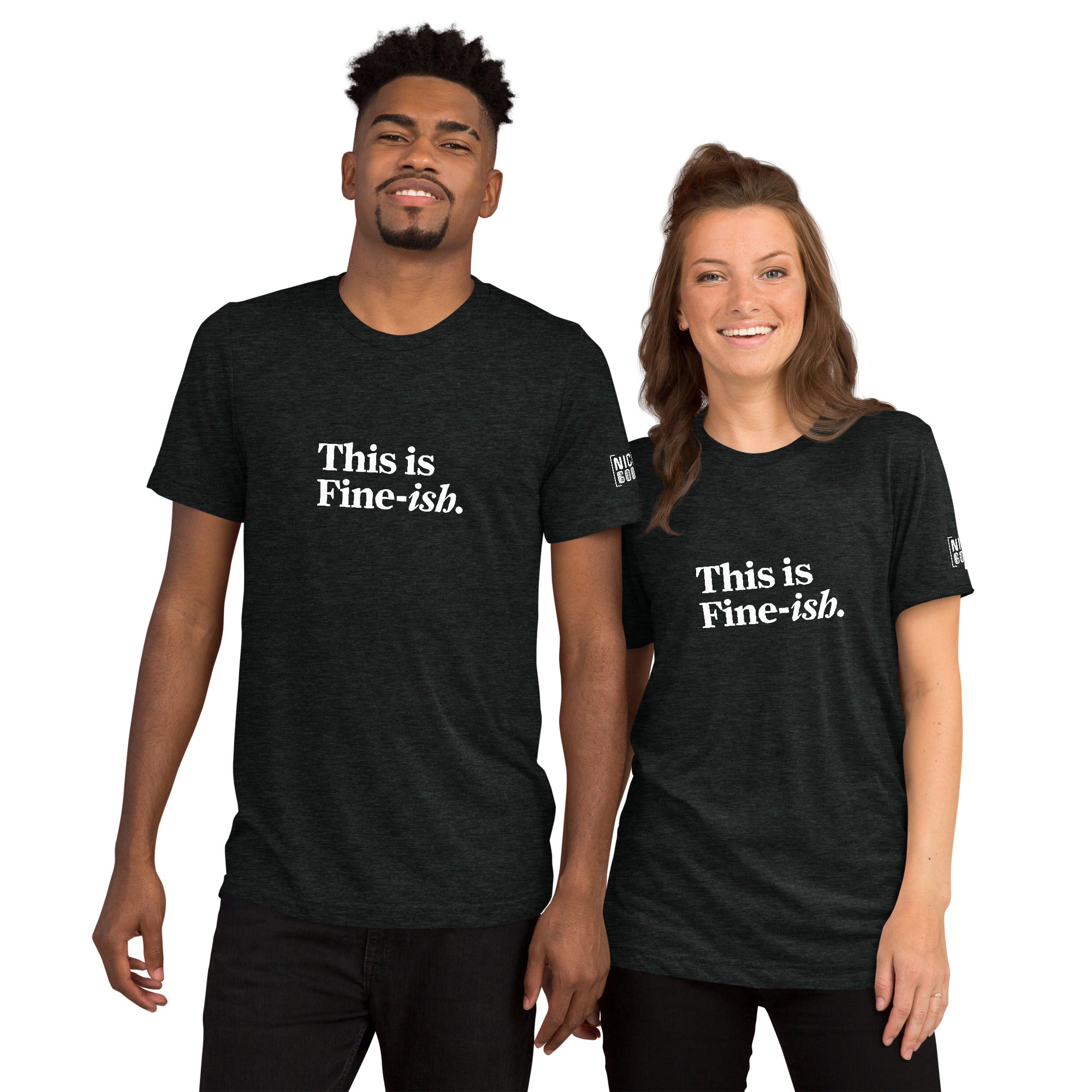 This Is Fine-ish T-Shirt- funny tshirt by Niche Goods