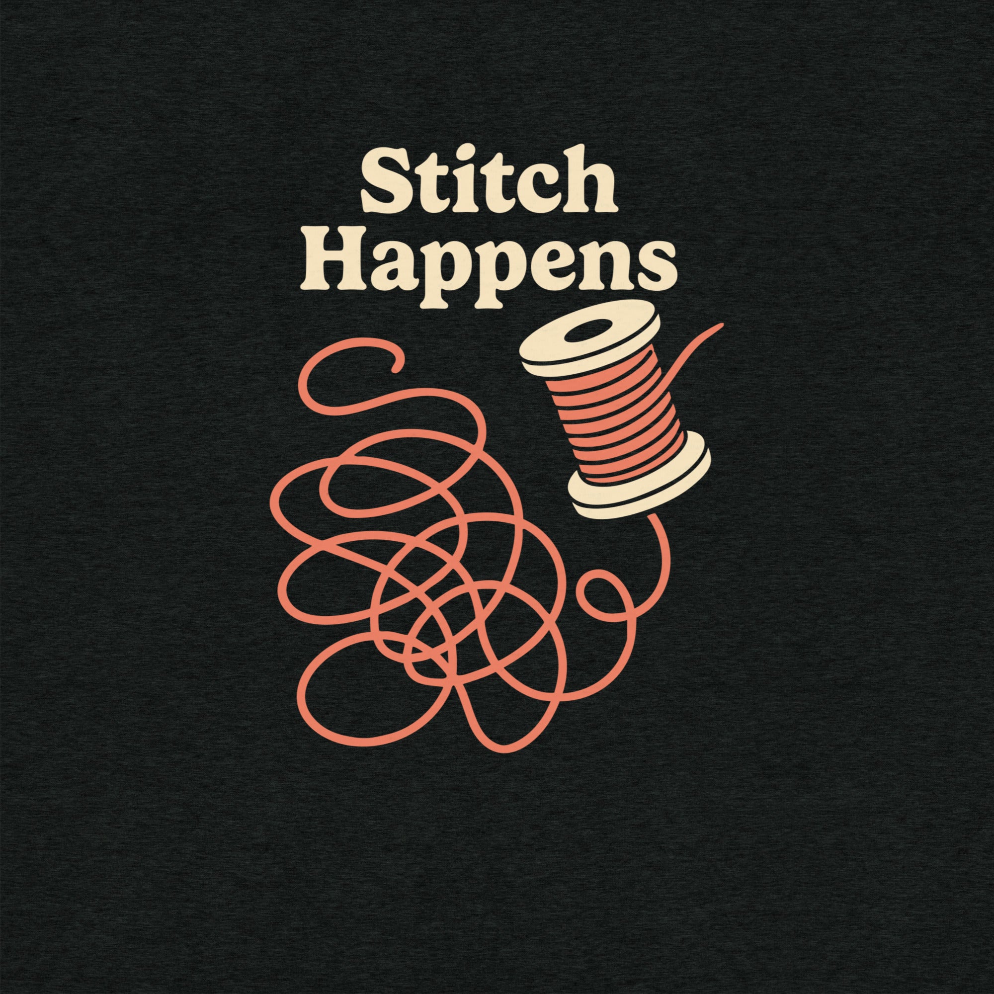 Stitch Happens T-Shirt- funny tshirt by Niche Goods
