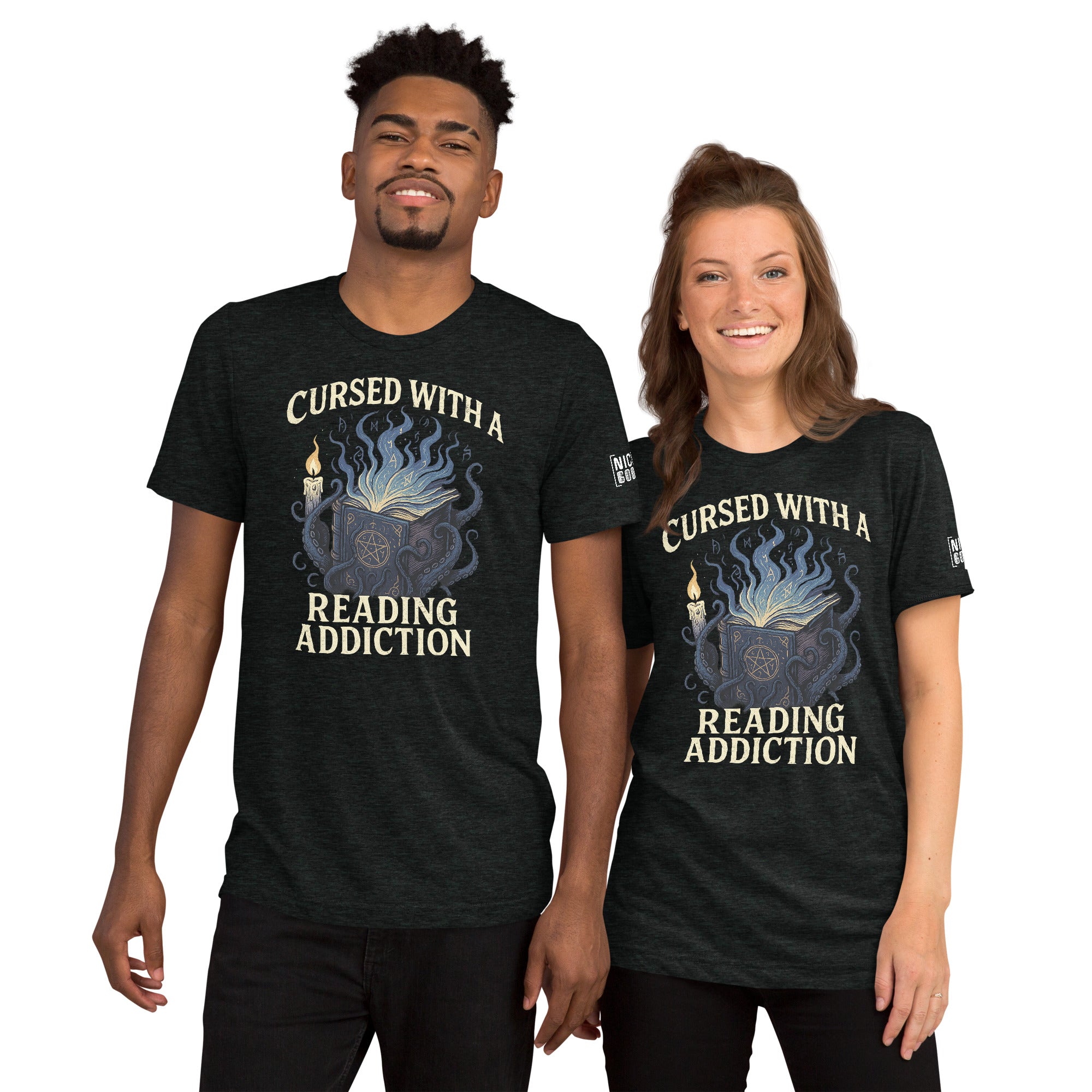 Cursed with a Readding Addition T-Shirt- funny tshirt by Niche Goods
