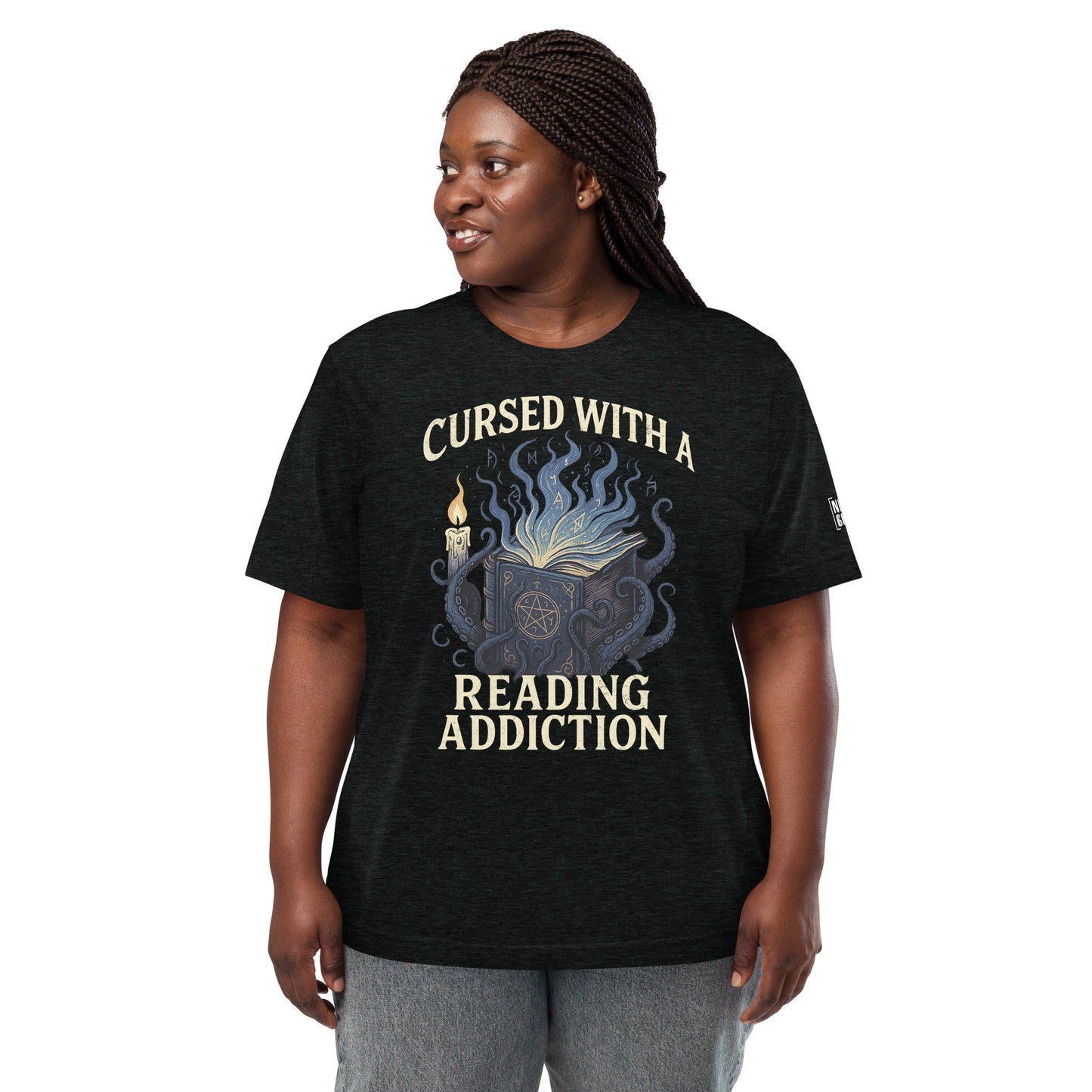 Cursed with a Readding Addition T-Shirt- funny tshirt by Niche Goods