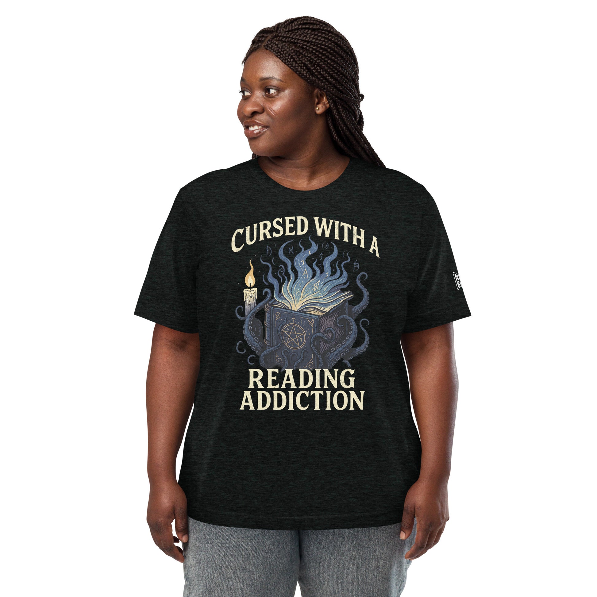 Cursed with a Readding Addition T-Shirt- funny tshirt by Niche Goods