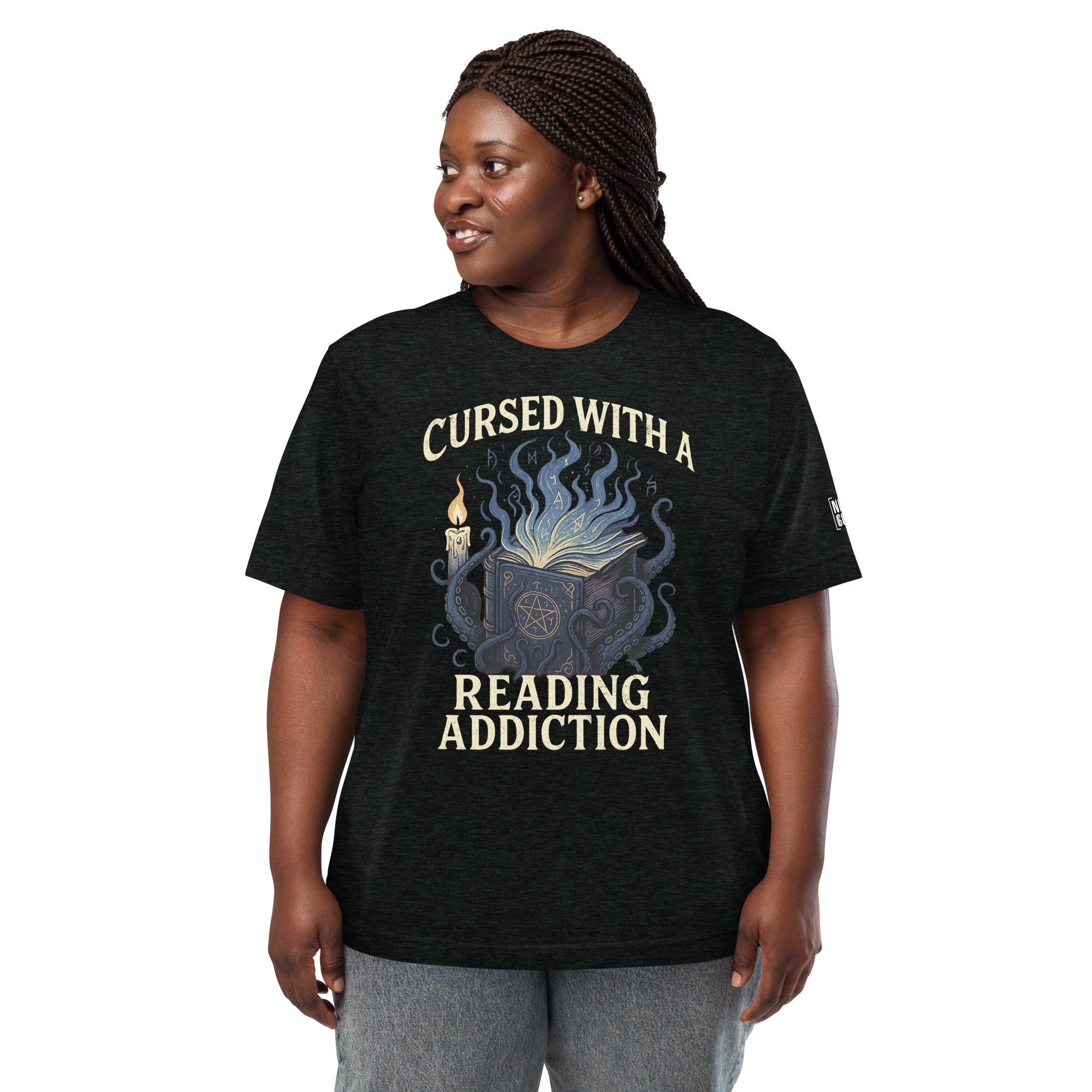 Cursed with a Readding Addition T-Shirt- funny tshirt by Niche Goods