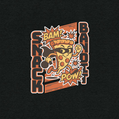 Snack Bandit Pizza T-Shirt- funny tshirt by Niche Goods