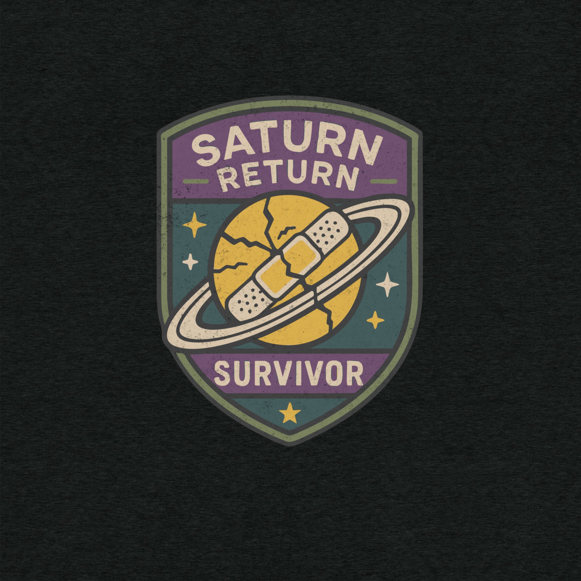 Saturn Return Survivor T-Shirt- funny tshirt by Niche Goods