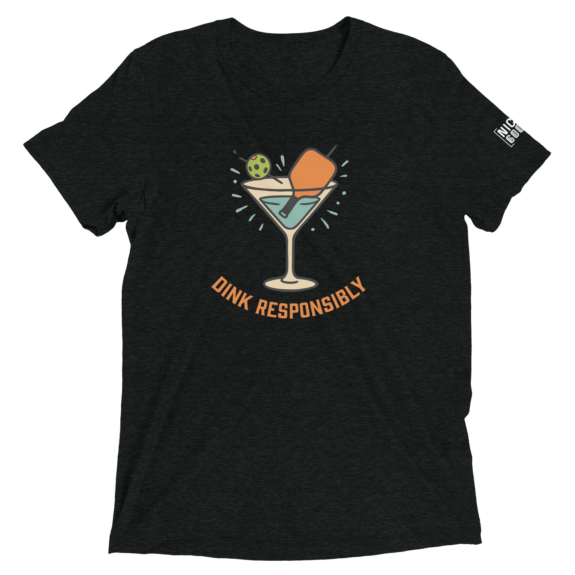 Dink Responsibly T-Shirt- funny tshirt by Niche Goods