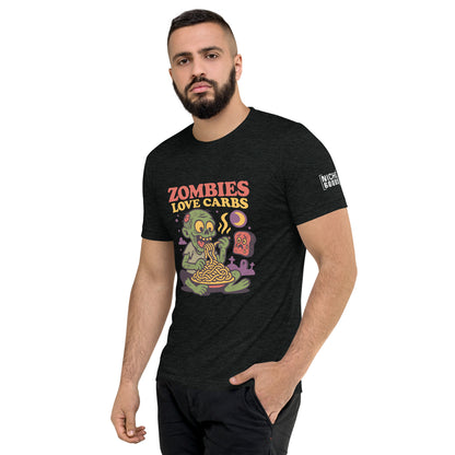 Zombies Love Carbs T-Shirt- funny tshirt by Niche Goods