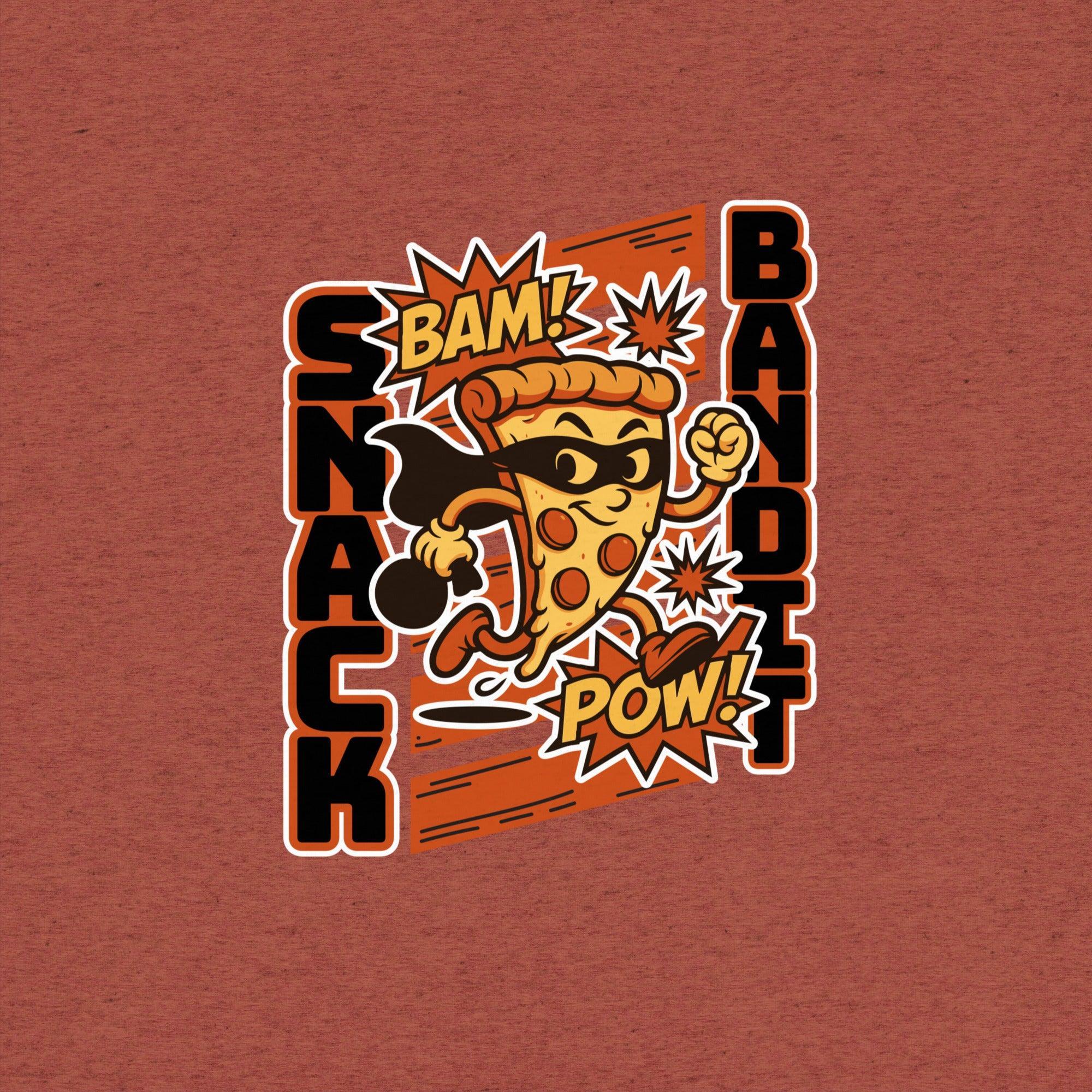Snack Bandit Pizza T-Shirt- funny tshirt by Niche Goods