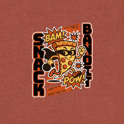 Snack Bandit Pizza T-Shirt- funny tshirt by Niche Goods