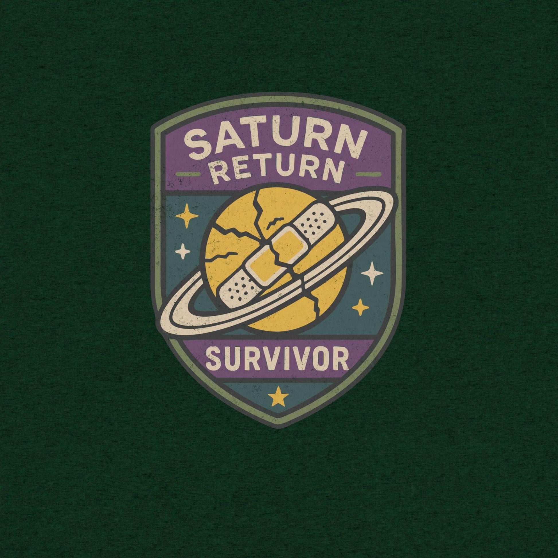 Saturn Return Survivor T-Shirt- funny tshirt by Niche Goods