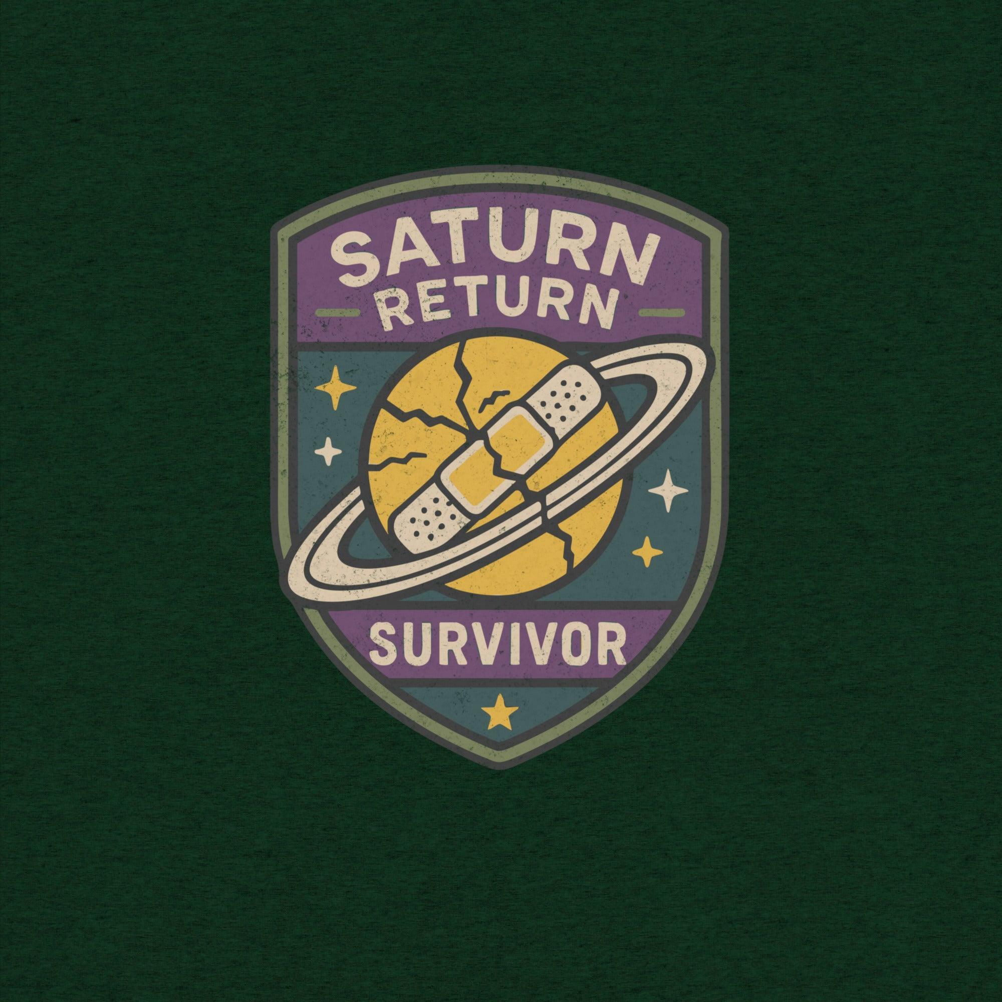 Saturn Return Survivor T-Shirt- funny tshirt by Niche Goods