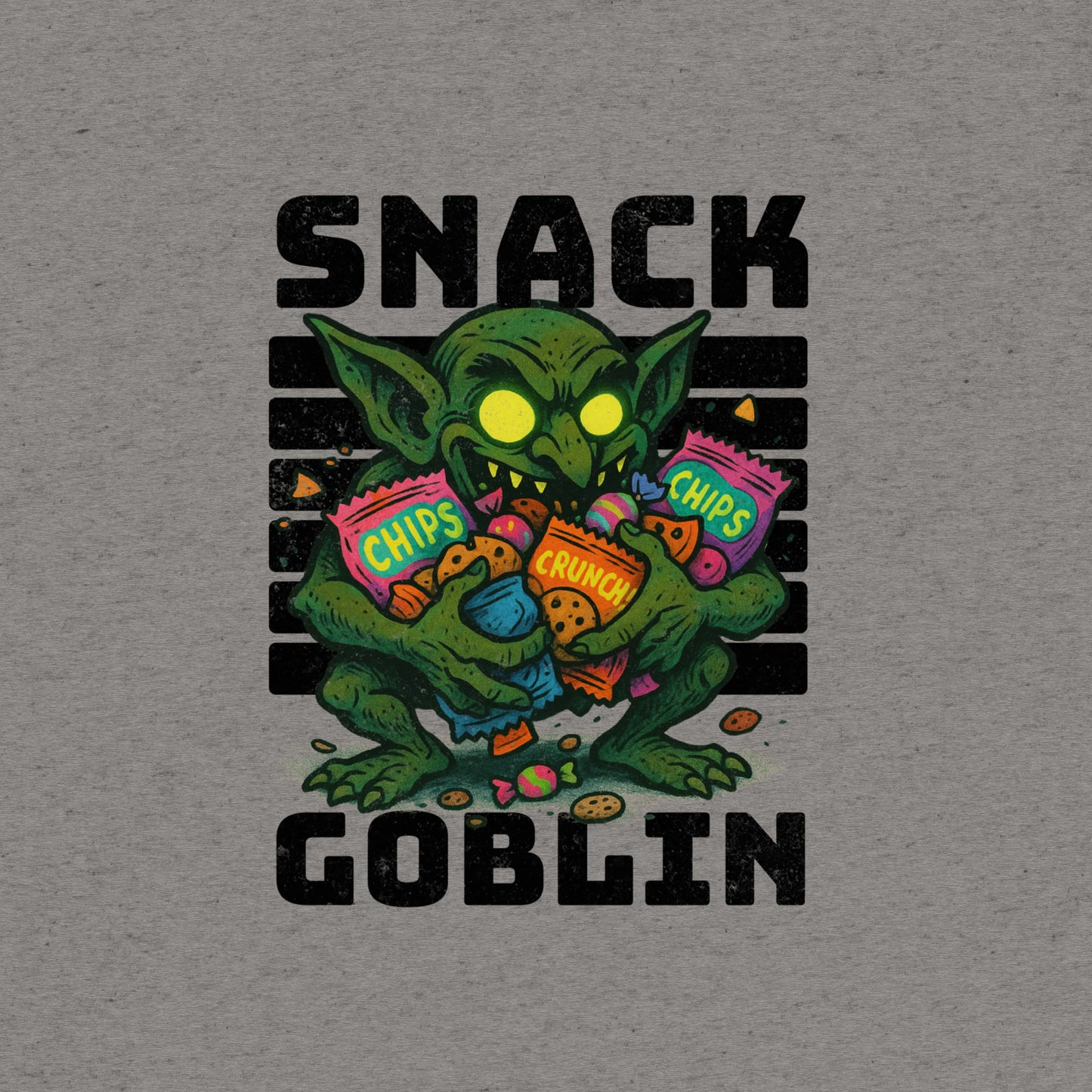 Snack Goblin T-shirt- funny tshirt by Niche Goods