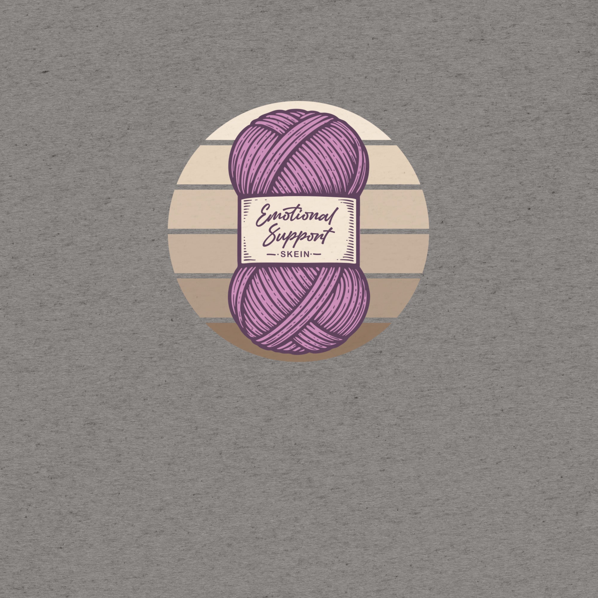 Emotional Support Skein T-Shirt- funny tshirt by Niche Goods