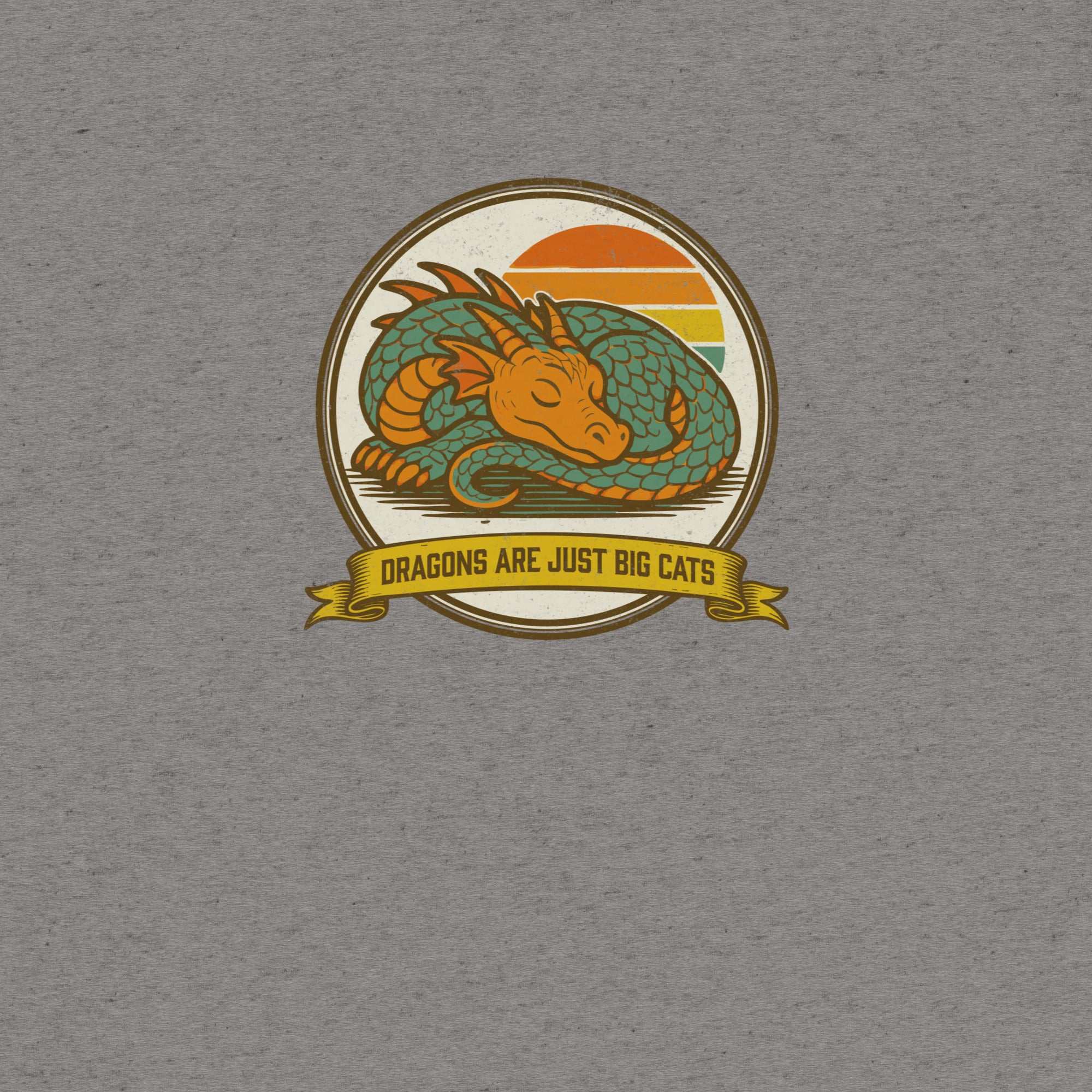 Dragons are Just Big Cats T-Shirt- funny tshirt by Niche Goods