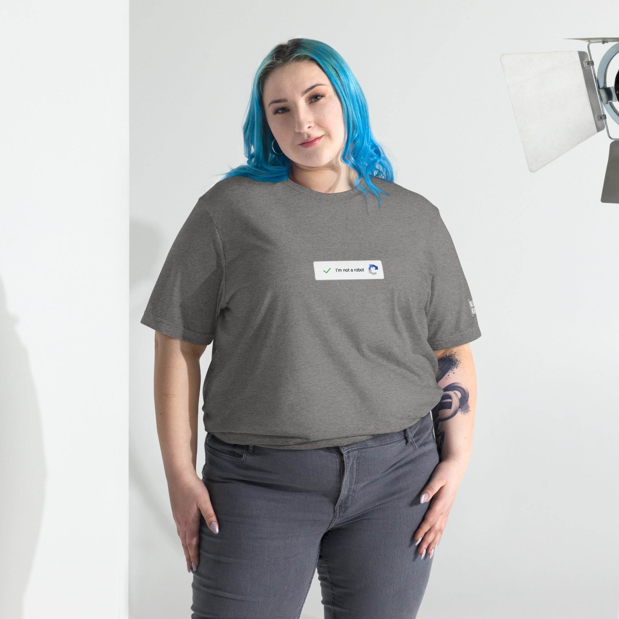 I'm not a robot CAPTCHA T-Shirt- funny tshirt by Niche Goods
