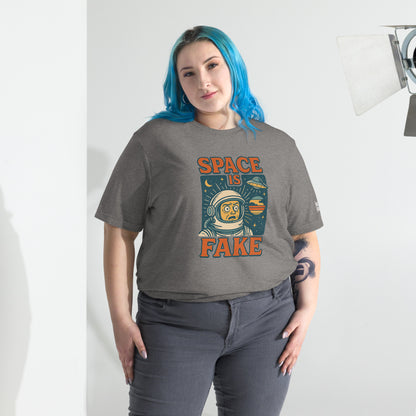 Space is Fake T-Shirt- funny tshirt by Niche Goods