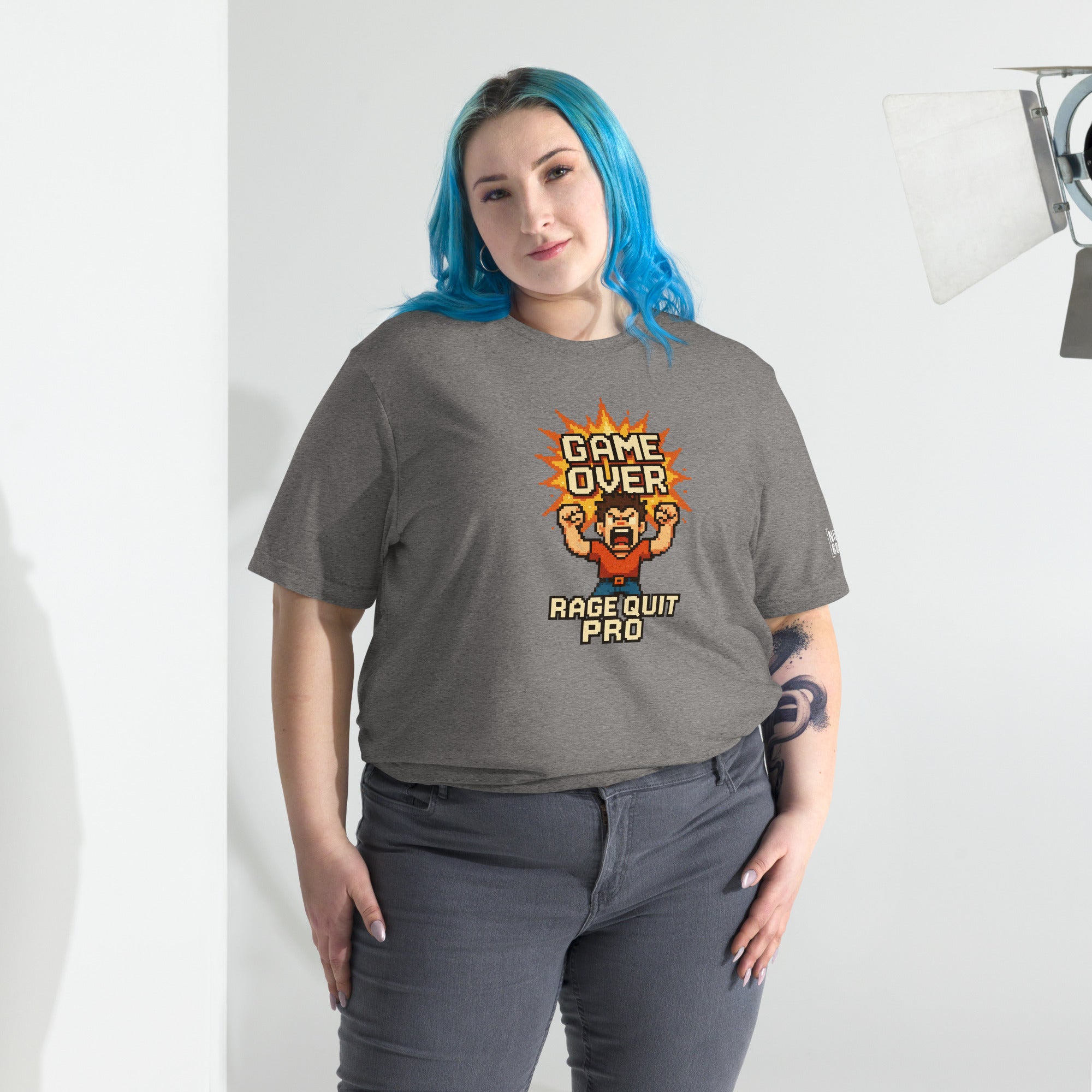 Rage Quit Pro Game Over T-Shirt- funny tshirt by Niche Goods