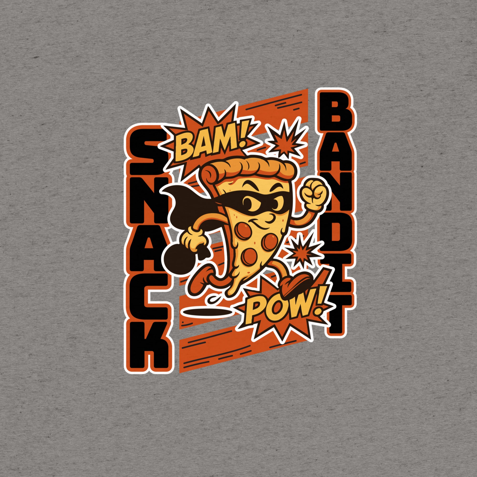 Snack Bandit Pizza T-Shirt- funny tshirt by Niche Goods