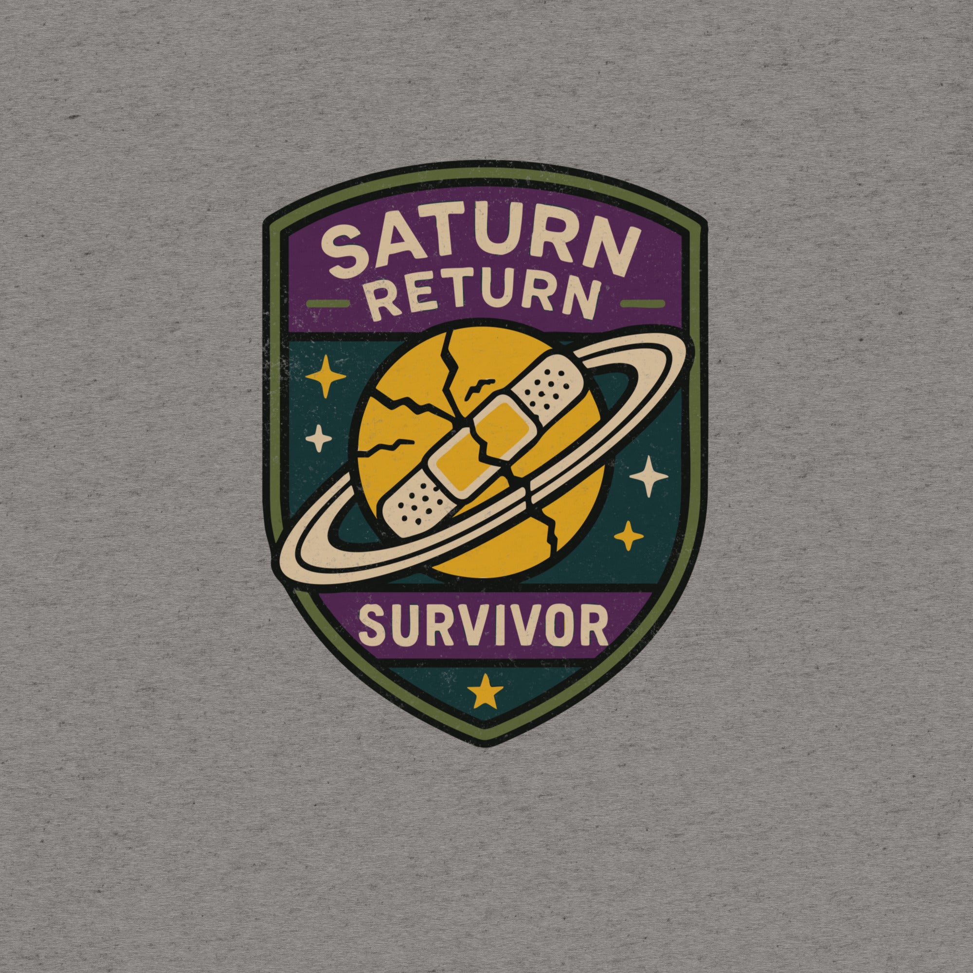 Saturn Return Survivor T-Shirt- funny tshirt by Niche Goods