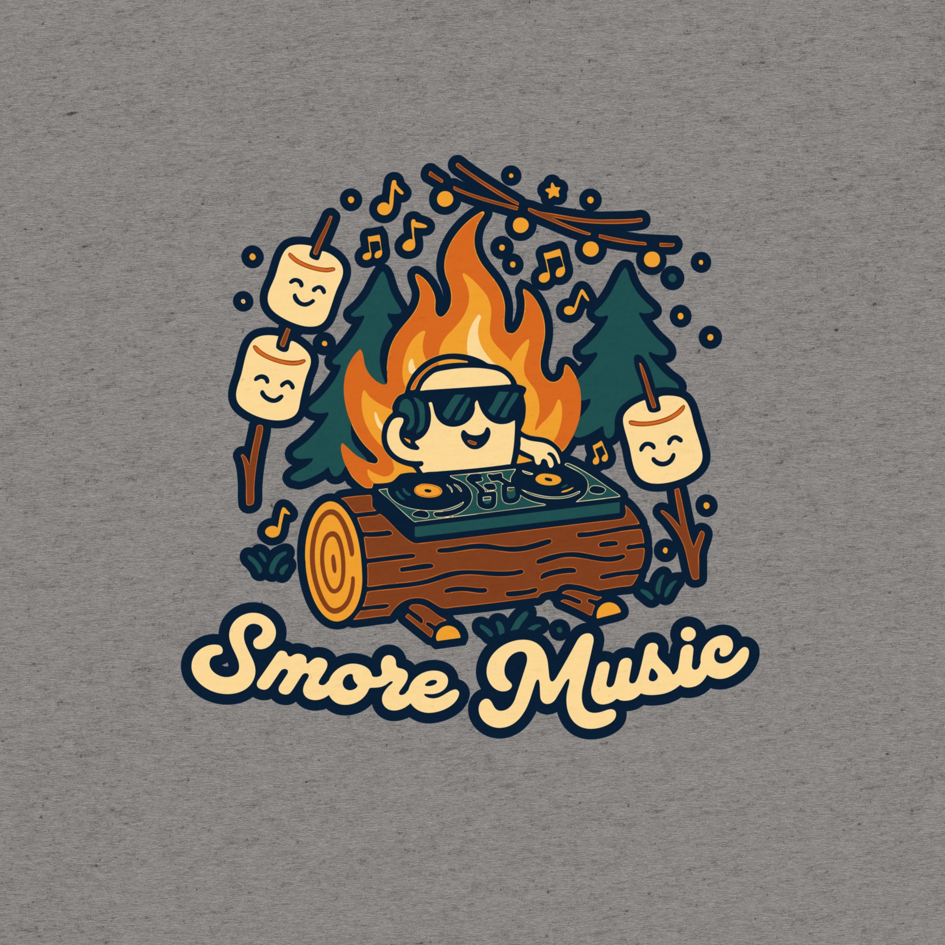 Smore Music T-Shirt- funny tshirt by Niche Goods
