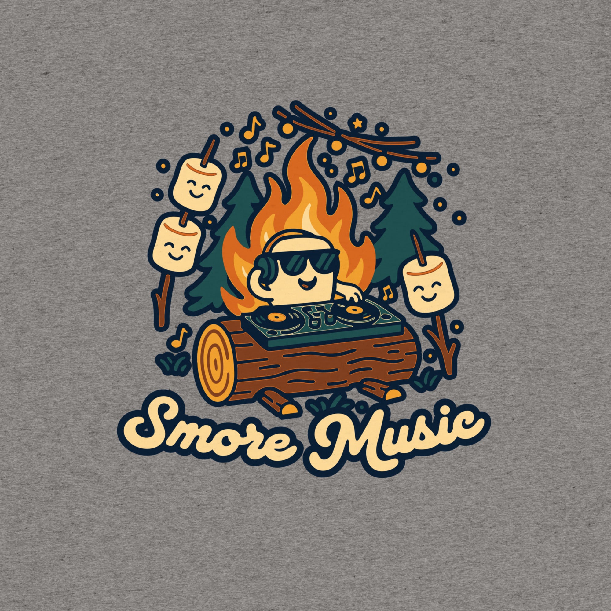 Smore Music T-Shirt- funny tshirt by Niche Goods