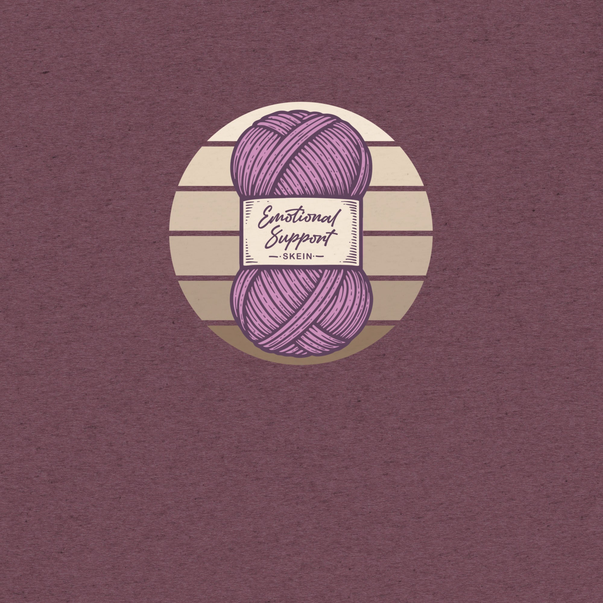 Emotional Support Skein T-Shirt- funny tshirt by Niche Goods