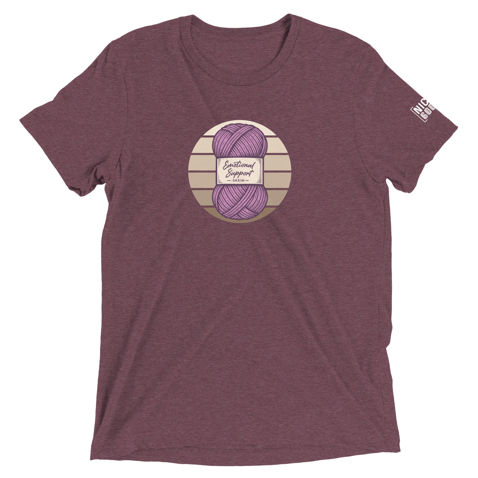 Emotional Support Skein T-Shirt- funny tshirt by Niche Goods