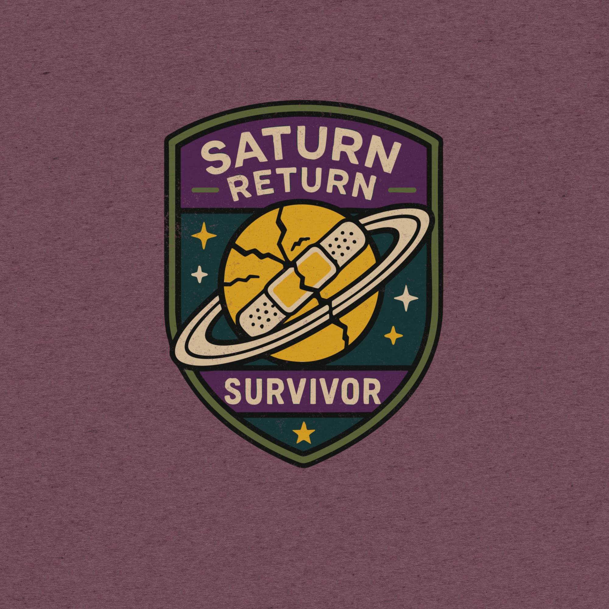 Saturn Return Survivor T-Shirt- funny tshirt by Niche Goods