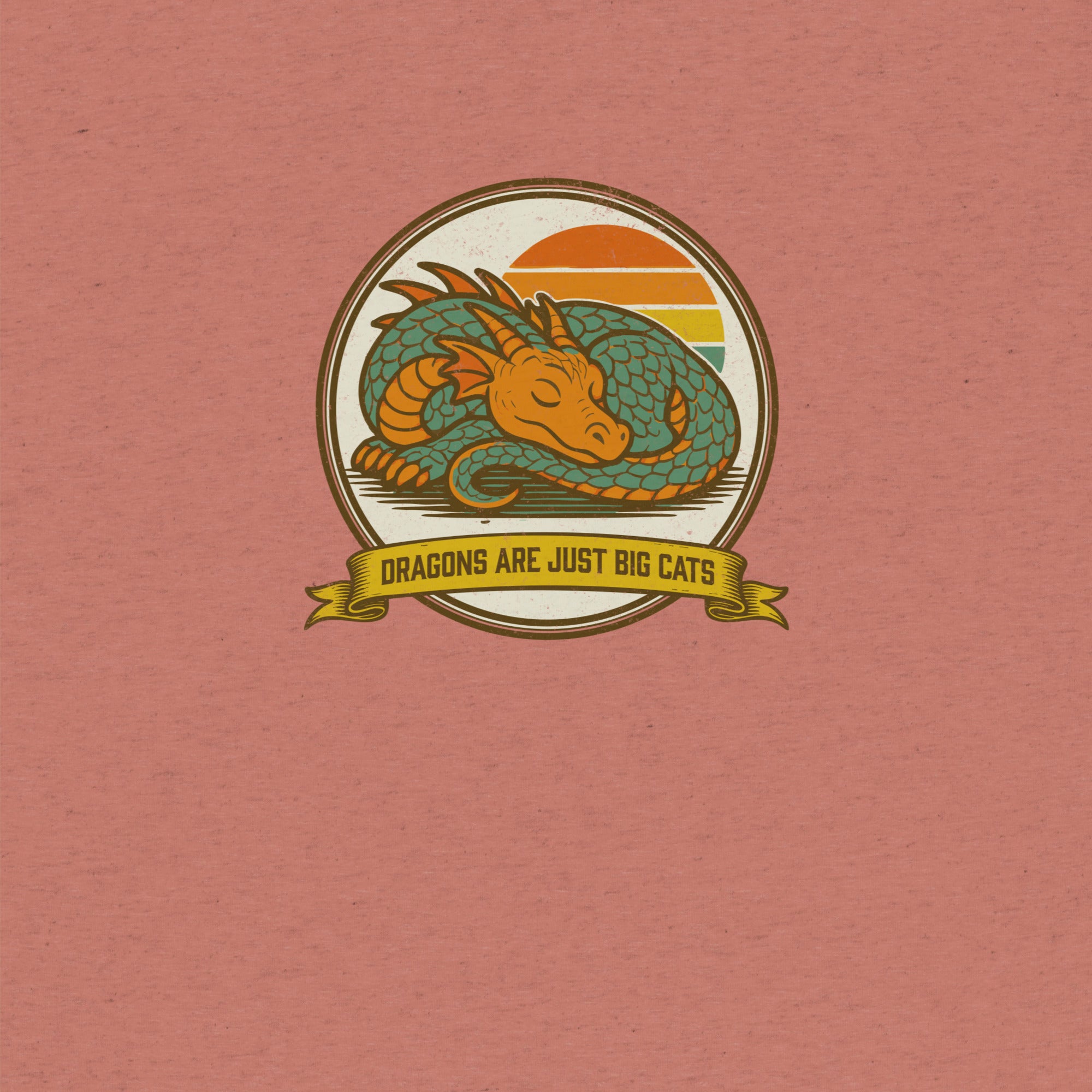 Dragons are Just Big Cats T-Shirt- funny tshirt by Niche Goods