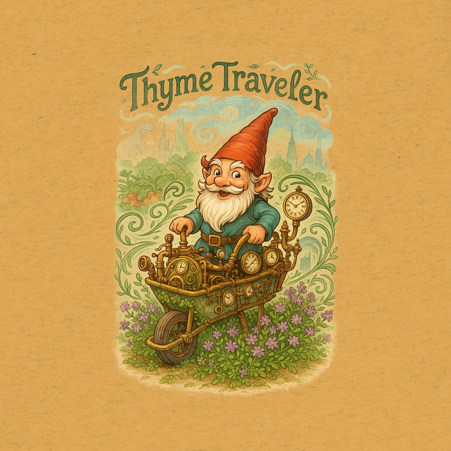 Thyme Traveler T-Shirt- funny tshirt by Niche Goods