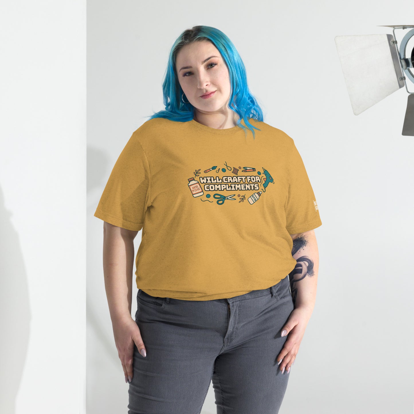 Will Craft For Compliments T-Shirt- funny tshirt by Niche Goods