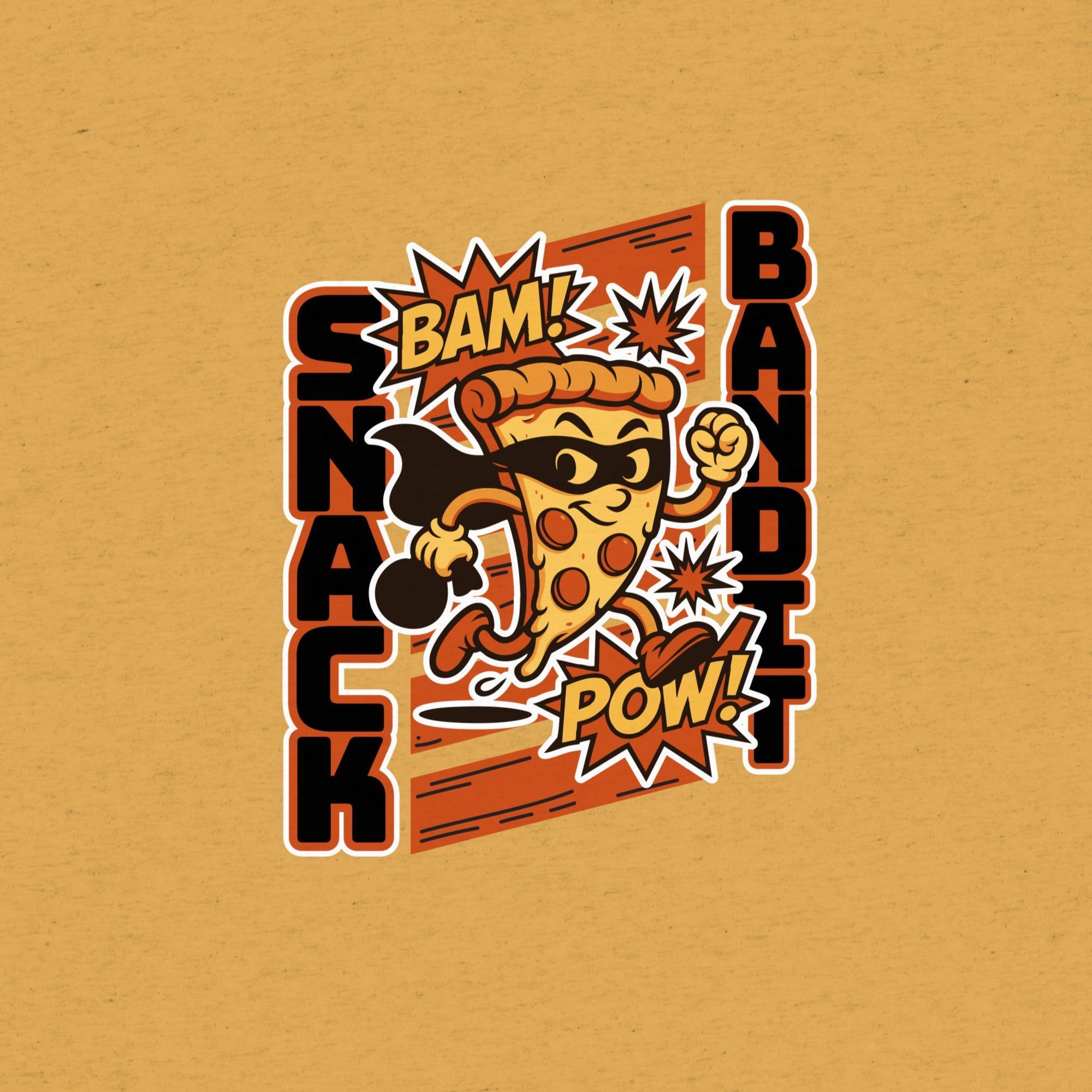 Snack Bandit Pizza T-Shirt- funny tshirt by Niche Goods