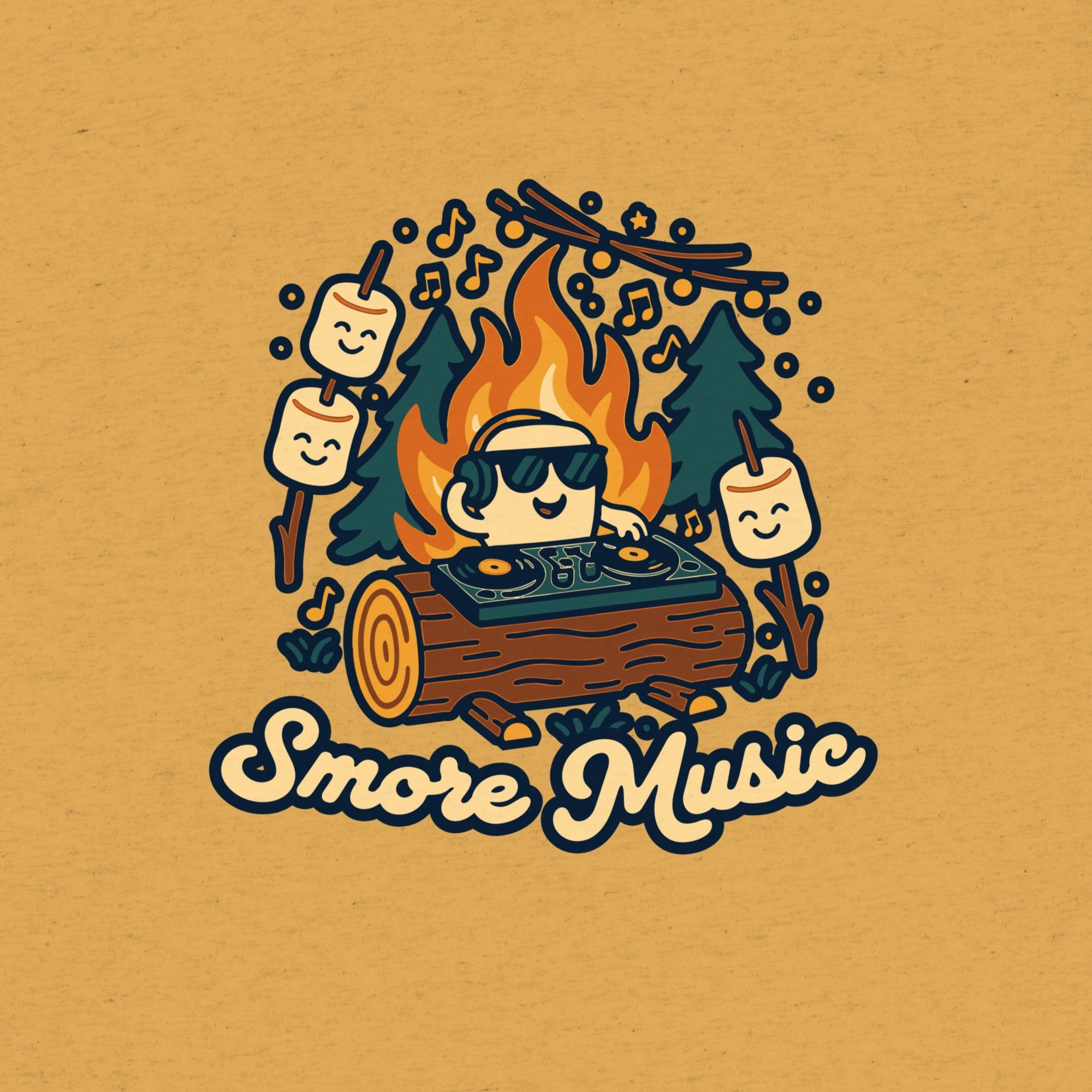Smore Music T-Shirt- funny tshirt by Niche Goods
