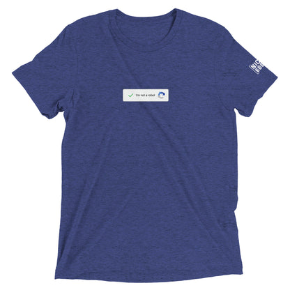 I'm not a robot CAPTCHA T-Shirt- funny tshirt by Niche Goods