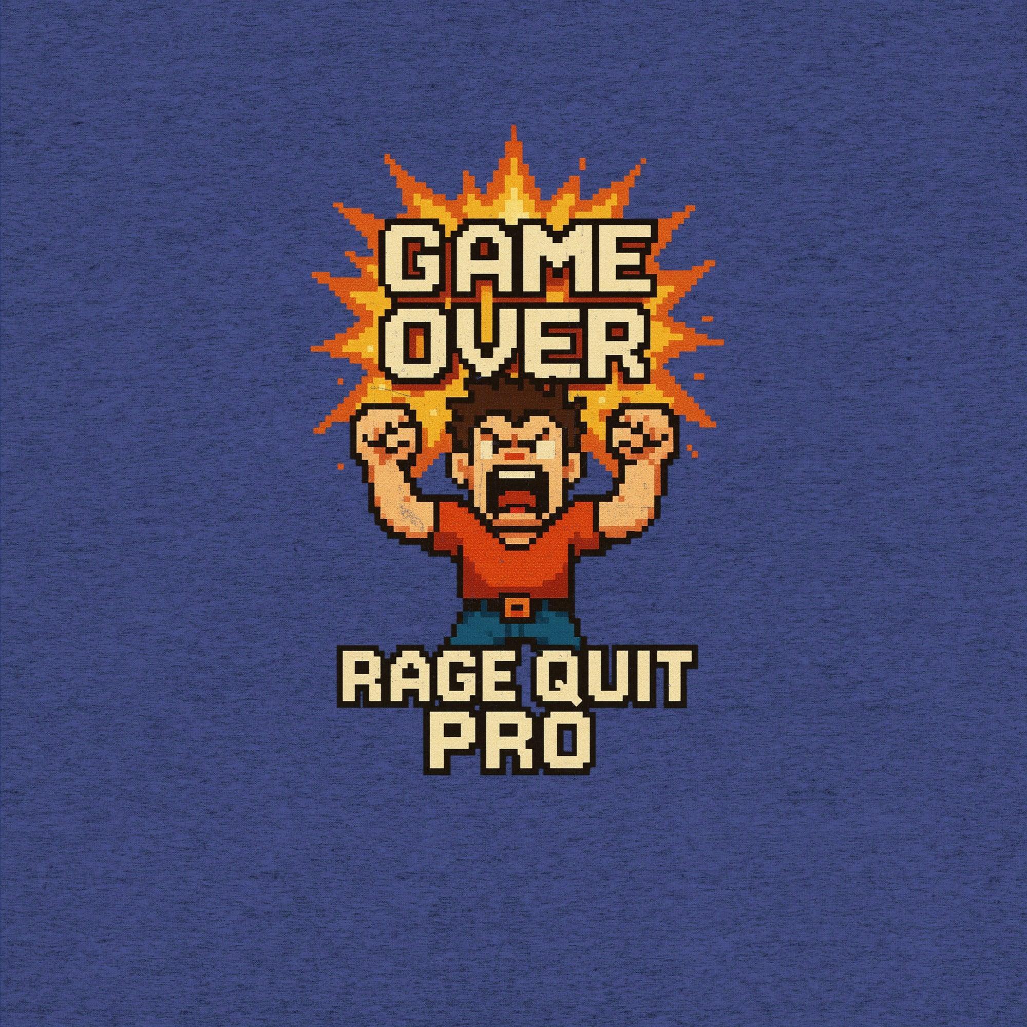 Rage Quit Pro Game Over T-Shirt- funny tshirt by Niche Goods