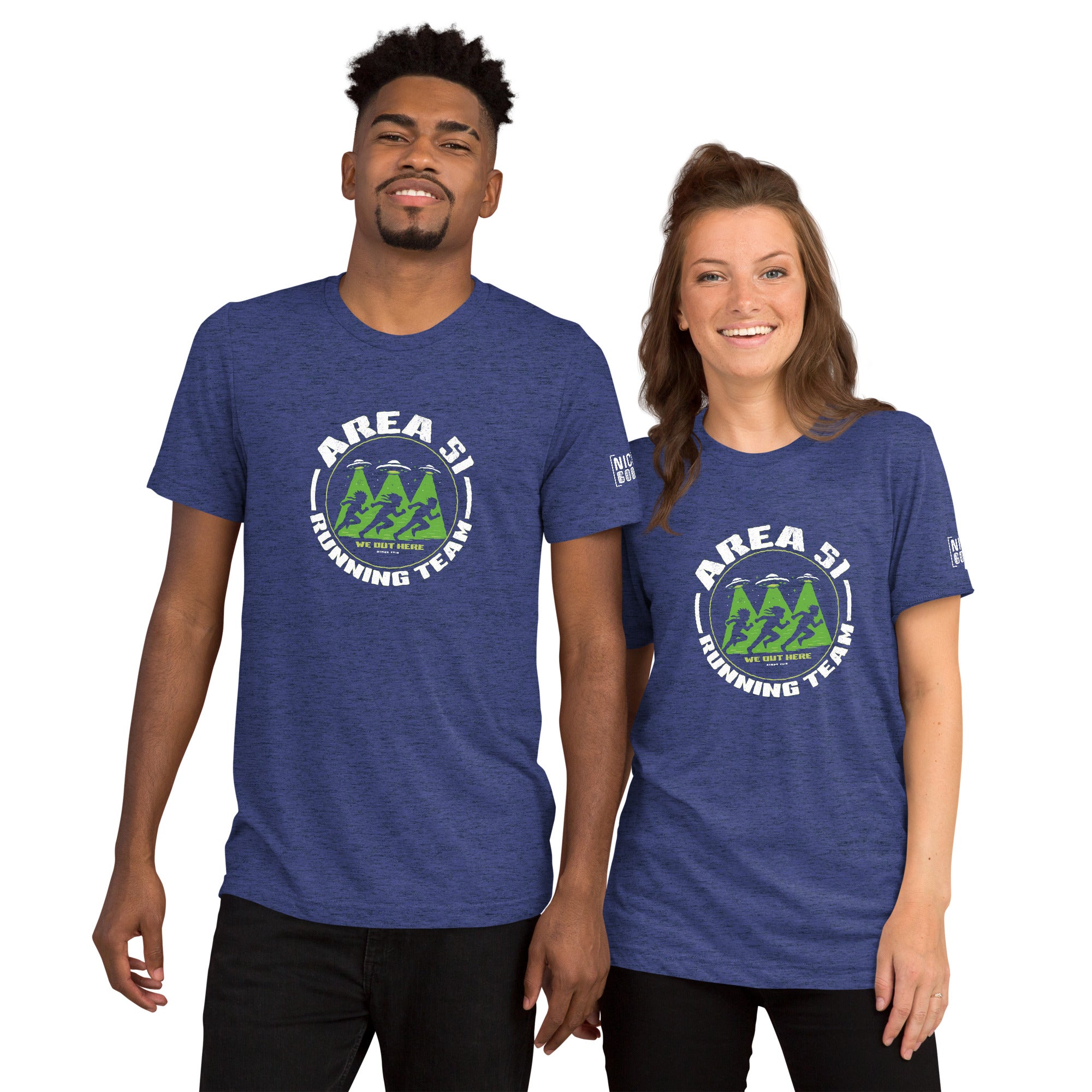 Area 51 Running Team T-Shirt- funny tshirt by Niche Goods