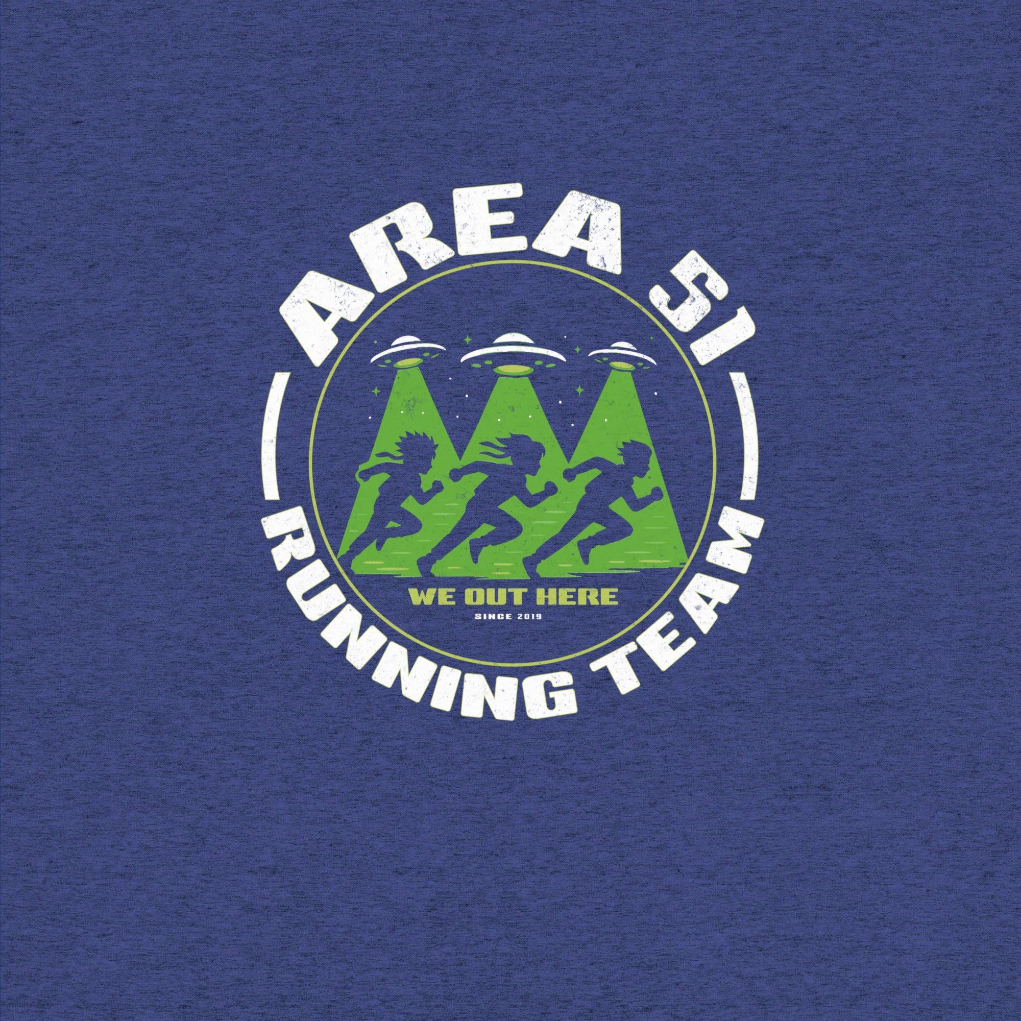 Area 51 Running Team T-Shirt- funny tshirt by Niche Goods
