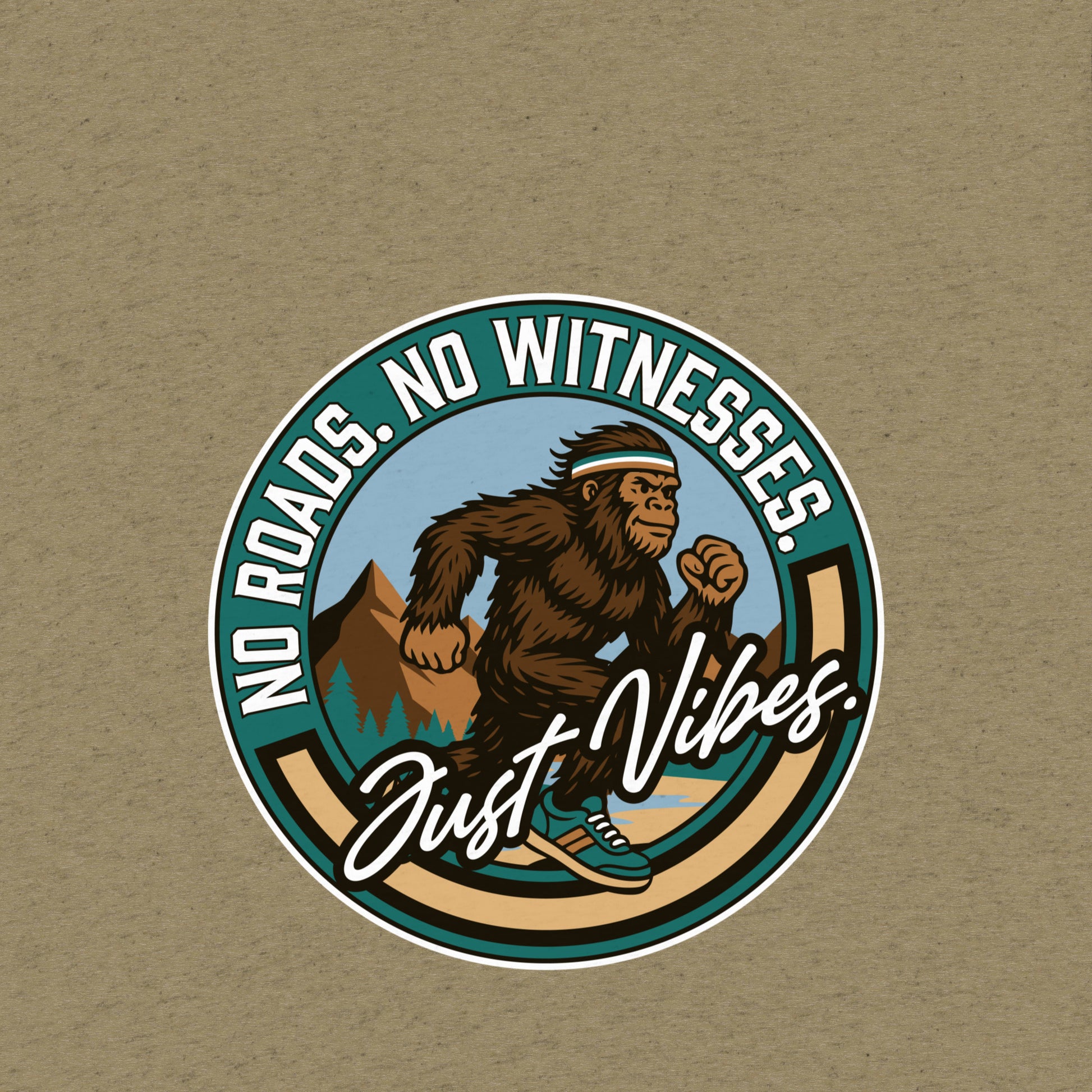 Bigfoot Running Club T-Shirt- funny tshirt by Niche Goods