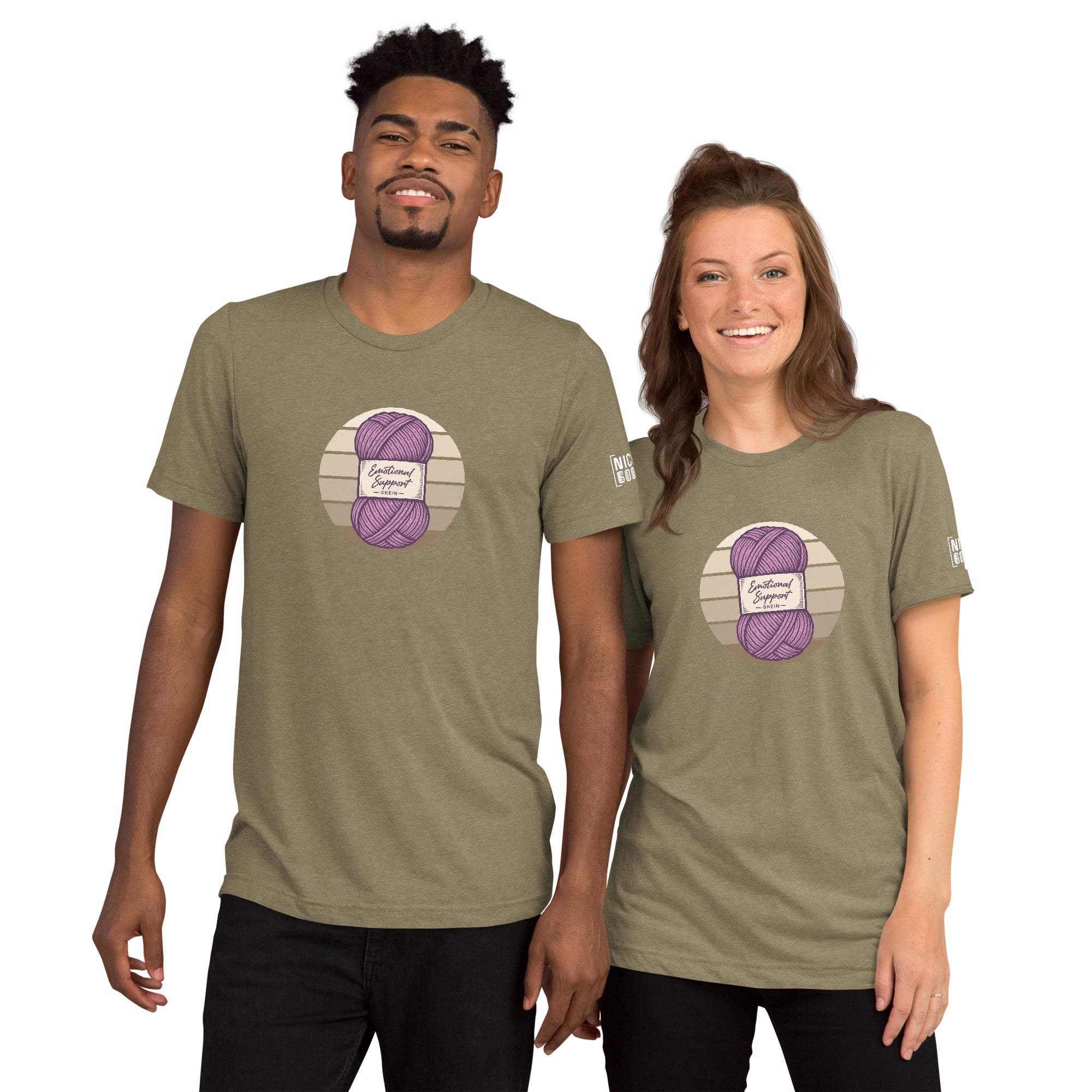 Emotional Support Skein T-Shirt- funny tshirt by Niche Goods