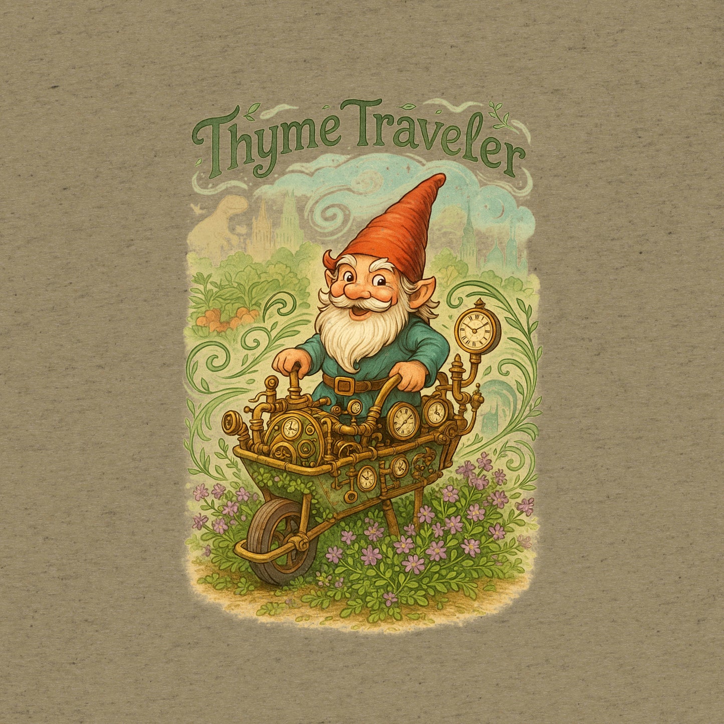 Thyme Traveler T-Shirt- funny tshirt by Niche Goods
